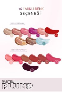 لیپ گلاس آبرسان و حجم دهنده لب پاستل PASTEL مدل Plump Up کد 205