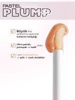 لیپ گلاس آبرسان و حجم دهنده پاستل مدل Plump-Up کد 213