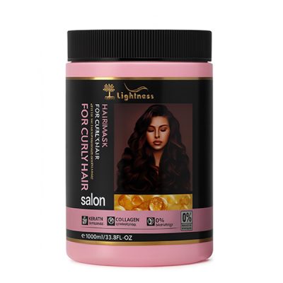 ماسک مو لایتنس بدون سولفات برای موهای فر Lightness For Curly Hair Mask 1000Ml