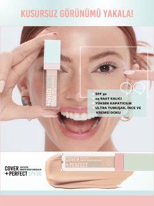 کانسیلر پاستل SPF 30 مدل Cover Perfect کد 302 1 کانسیلر پاستل SPF 30 مدل Cover Perfect کد 302