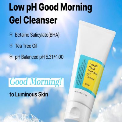 ژل شستشو کوزارکس با pH پایین Cosrx مدل Low pH Good Morning حجم 150 میل