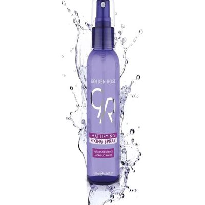 اسپری فیکس مات گلدن رز GOLDEN ROSE MATTIFYING Fixing Spray حجم ۱۲۰ میلی لیتر