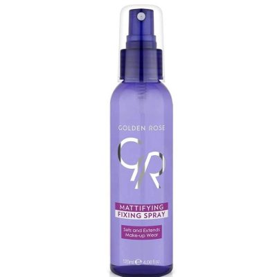 اسپری فیکس مات گلدن رز GOLDEN ROSE MATTIFYING Fixing Spray حجم ۱۲۰ میلی لیتر