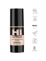 کرم پودر کاور بالا پاستل کد 400 پرو فشن PASTEL PRO FASHION مدل Hi Corrector High Coverage