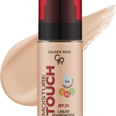 کرم پودر گلدن رز مدل moisture touch با spf20 حجم 30 میل