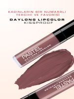 رژ لب مایع مات بادوام 24 ساعته پاستل شماره 30 PASTEL مدل Daylong Lipcolor Kissproof