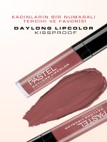 رژ لب مایع مات بادوام 24 ساعته پاستل شماره 39 PASTEL مدل Daylong Lipcolor Kissproof
