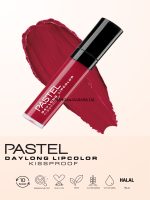 رژ لب مایع مات بادوام 24 ساعته پاستل شماره 48 PASTEL مدل Daylong Lipcolor Kissproof رنگ سرخابی