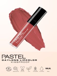 رژ لب مایع مات بادوام 24 ساعته پاستل شماره 44 PASTEL مدل Daylong Lipcolor Kissproof اصل