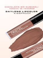 رژ لب مایع مات بادوام 24 ساعته پاستل شماره 40 PASTEL مدل Daylong Lipcolor Kissproof - Image 4