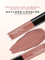 رژ لب مایع مات بادوام 24 ساعته پاستل شماره 42 PASTEL مدل Daylong Lipcolor Kissproof