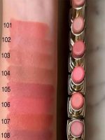 رنگبندی رژ لب جامد مات گلدن رز شماره 101 مدل Pure Matte Powder