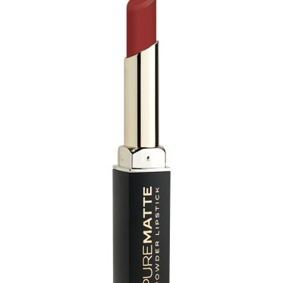رژ لب جامد مات گلدن رز شماره 123 مدل Pure Matte Powder