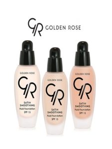 کرم پودر ساتین اسموتینگ گلدن رز شماره 23 ویتامینه SPF15