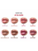 لیپ گلاس براق گلدن رز مدل SWEET KISS شماره 03 رنگ Berry Pink