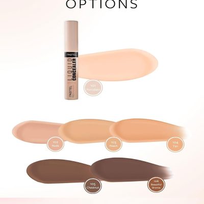 رنگبندی کانسیلر مایع پاستل پرو فشن PASTEL PRO FASHION
