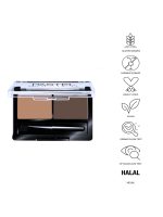 پالت سایه ابرو دو تایی شماره 02 مدل Profashion Eyebrow Duo پاستل