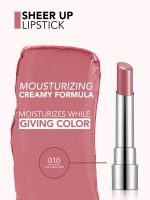 رژ لب جامد شیر آپ فلورمار Flormar Sheer Up شماره 010 Thulian Pink - Image 4