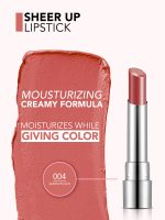 رژ لب جامد فلورمار Flormar Sheer Up شماره 004 رنگ Warm Peach - تصویر 4