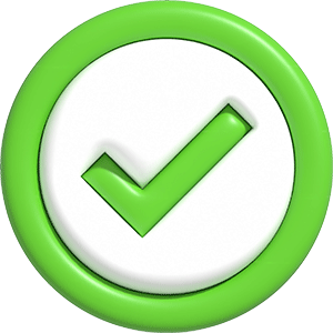 vecteezy like or correct symbol confirmed or approved button check 18842652