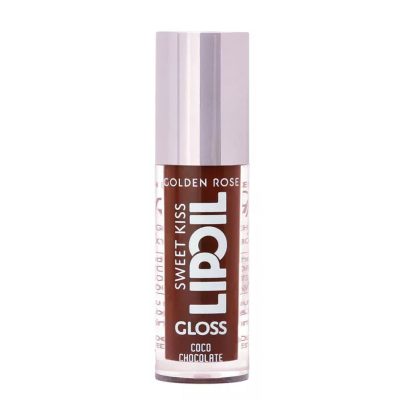 لیپ گلاس براق گلدن رز مدل SWEET KISS شماره 06 رنگ Coco chocolate
