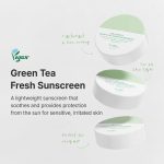 ضد آفتاب چای سبز دکتر آلتیا - تسکین دهنده قوی پوست SPF50+ PA++++ - تصویر 2
