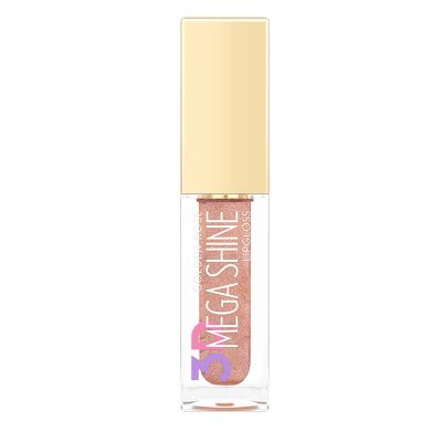 لیپ گلاس شاین گلدن رز شماره 119 مدل 3D Mega Shine