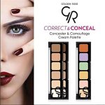 پالت کانسیلر 6 رنگ کرمی گلدن رز مدل Correct & Conceal - تصویر 2