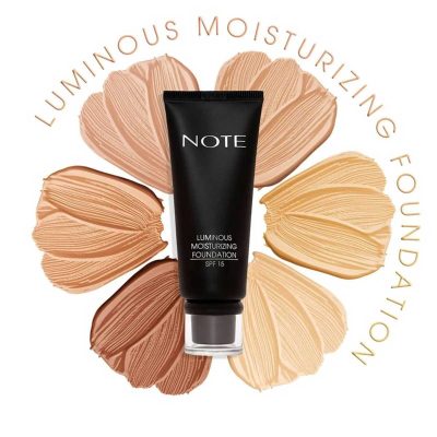 کرم پودر آبرسان نوت اصل مدل لومینوس مناسب انواع پوست Luminous Moisturizing SPF 15