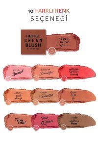 رژگونه پاستل شماره ۲۰۶ مدل هپینس | Pastel Show Your Happiness Blush 1 Pastel Cream Blush 49 4