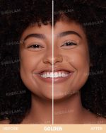 پنکیک شیگلم مدل Skin Focus High Coverage Powder Foundation رنگ Golden - تصویر 2