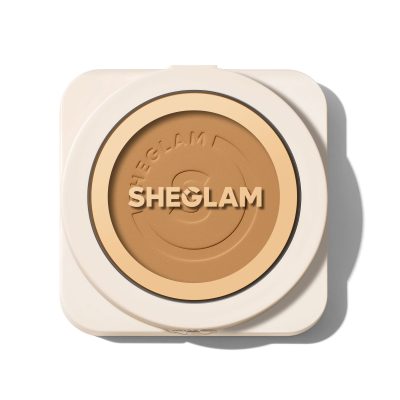 پنکیک شیگلم مدل Skin Focus High Coverage Powder Foundation رنگ Golden