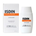 ضد آفتاب بی‌ رنگ ایزدین SPF50 مدل FOTOULTRA 100 ACTIVE UNIFY