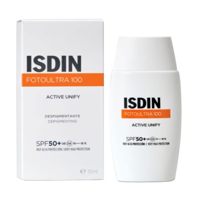 ضد آفتاب بی‌ رنگ ایزدین SPF50 مدل FOTOULTRA 100 ACTIVE UNIFY