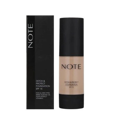 کرم پودر پمپی محافظ پوست نوت Detox & Protect SPF15 شماره 10