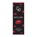  ست رژ لب مایع و خط لب گلدن رز مدل Matte Lip Kit
