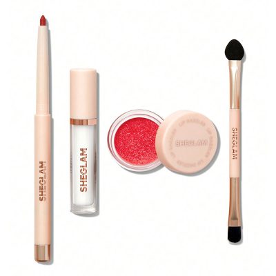 کیت برق لب اکلیلی شیگلم مدل Lip Dazzler Glitter Kit رنگ Red Carpet