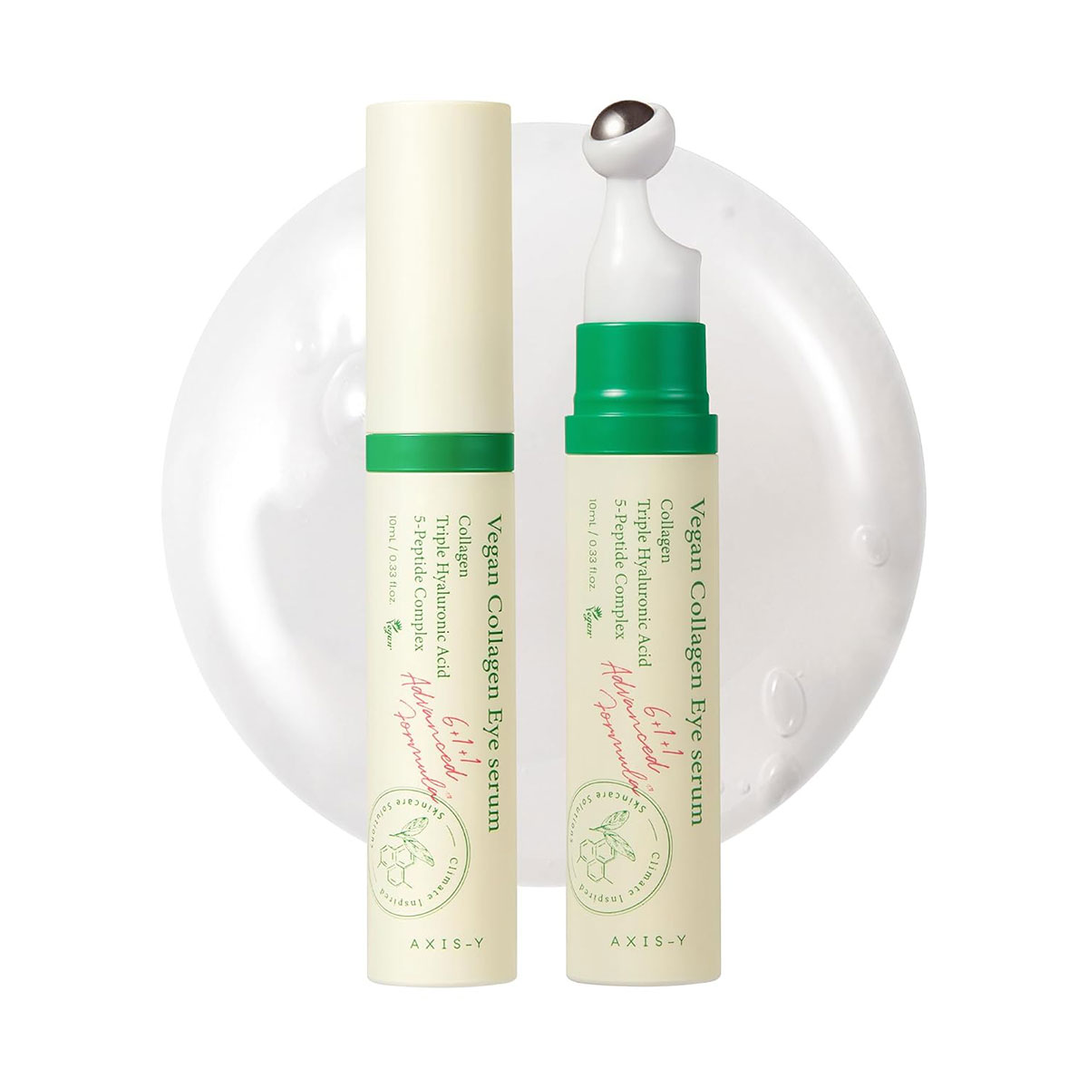 AXIS-Y-Vegan-Collagen-Eye-Serum-with-2%-Niacinamide,-Peptides سرم ضد چروک و روشن کننده دور چشم کلاژن اکسیس وای Axis-Y Vegan Collagen