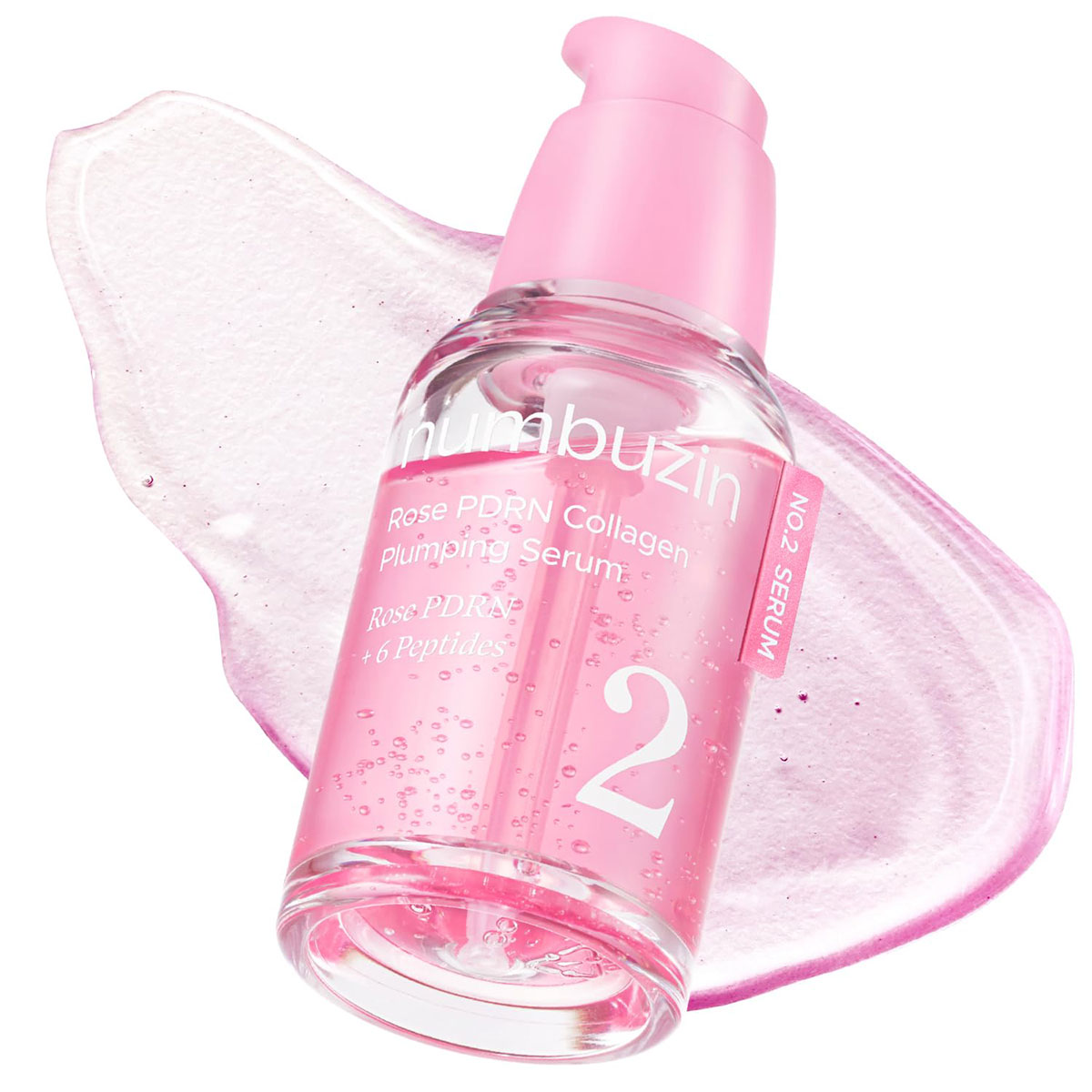 numbuzin-rose-pdrn-collagen-plumping-serum سرم حجم دهنده + کلاژن ساز و آبرسان نامبوزین رز PDRN شماره 2
